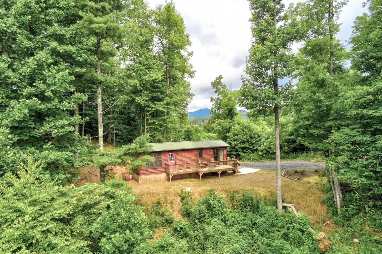Quaint Log Cabin With Views Near West Jefferson Warrensville ภายนอก รูปภาพ