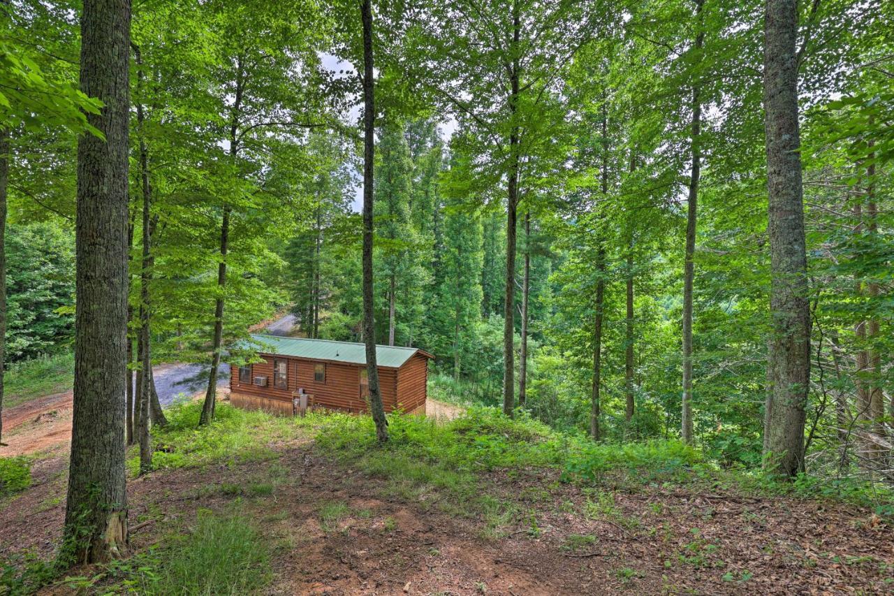 Quaint Log Cabin With Views Near West Jefferson Warrensville ภายนอก รูปภาพ